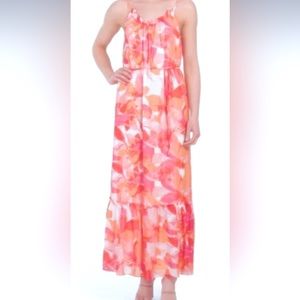 Nicole Miller New York long floral dress. Size small.